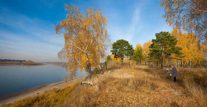 Бархатная осень на Томи
