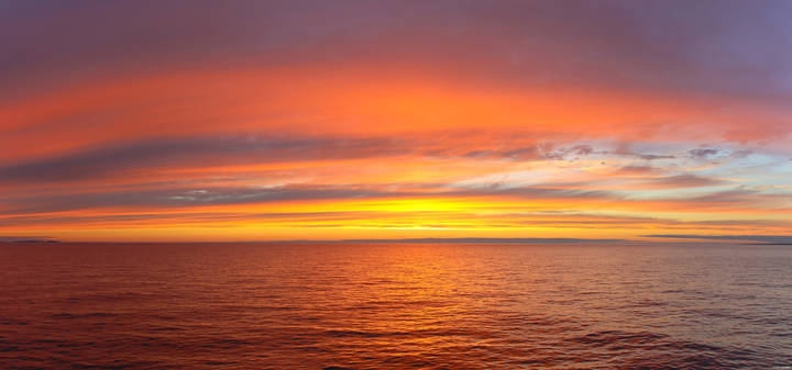 Белое море. Закат