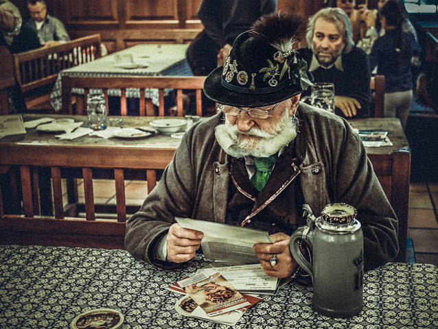 Однажды в Мюнхене...Знаменитая «Придворная пивоварня» «Hofbräuhaus».