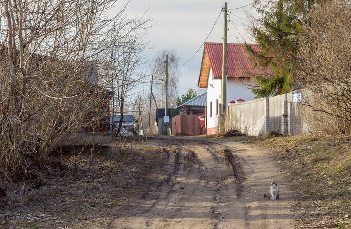 На улице Береговой