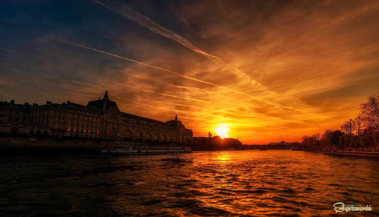 "Закатная"...Сена,Париж,Франция...