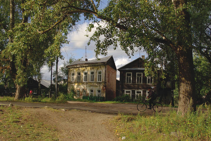 Старые дома.