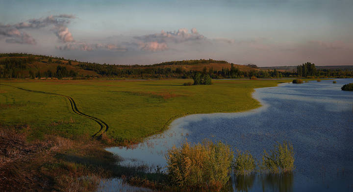 Самарка разлилась.