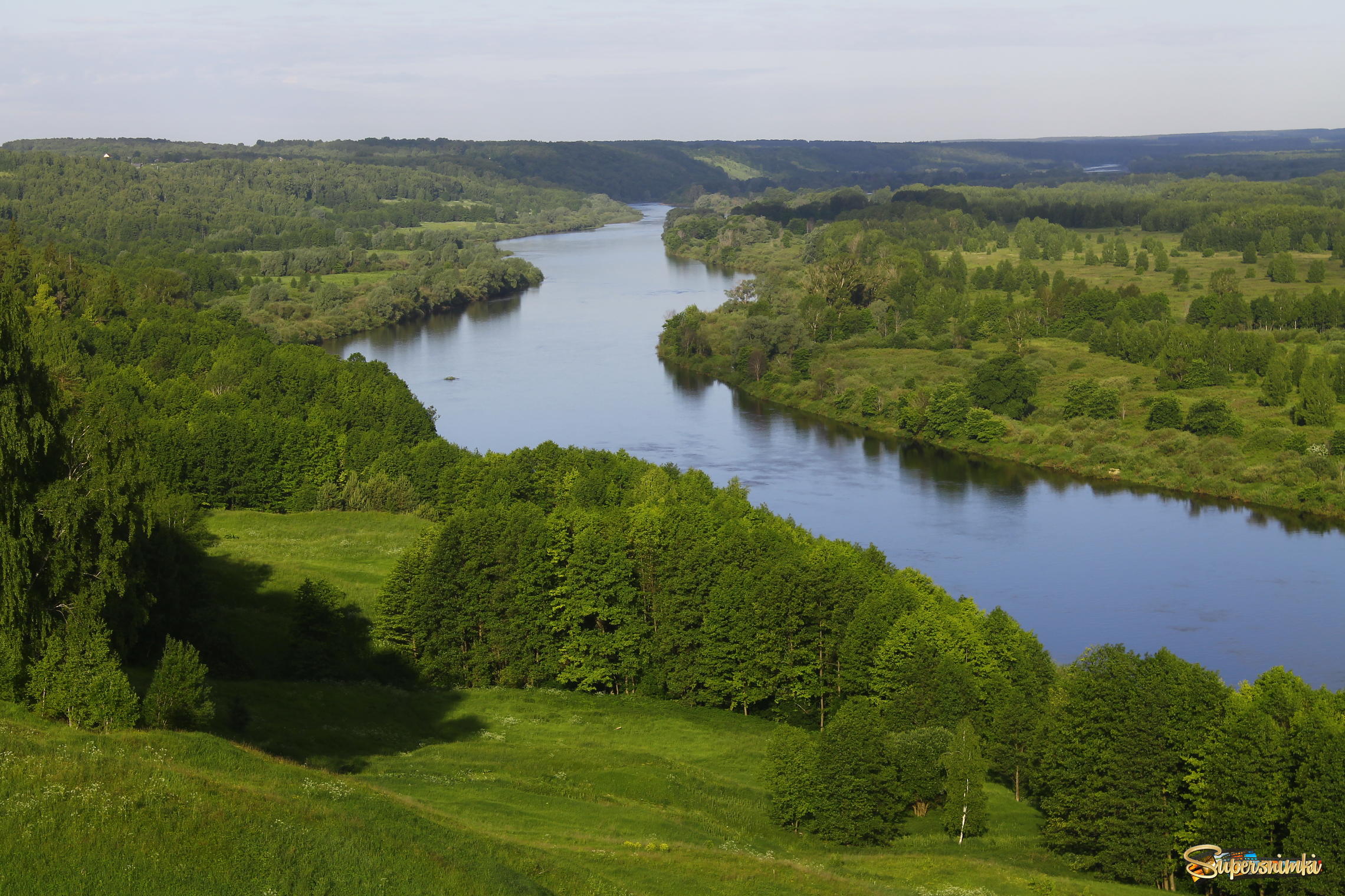 река Клязьма в Гороховце(Владимирская область)