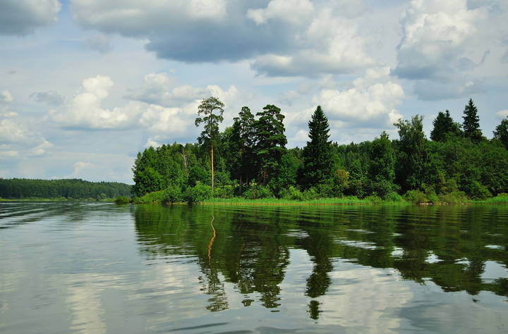 пейзаж с рыбалки