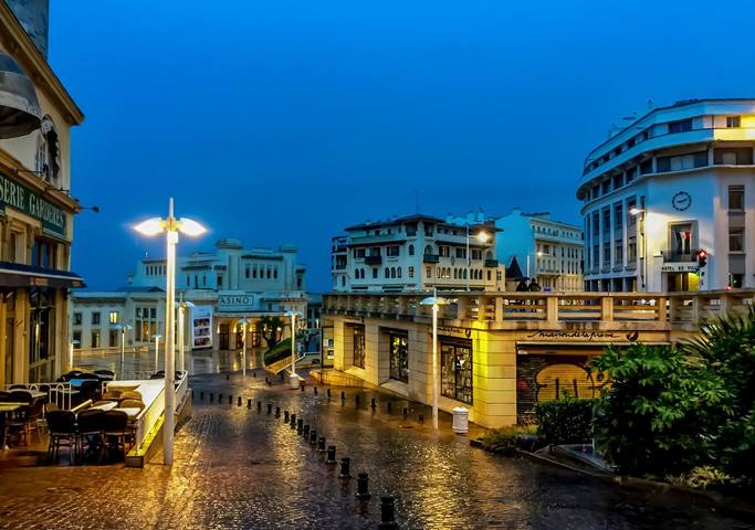 Biarritz, Night.