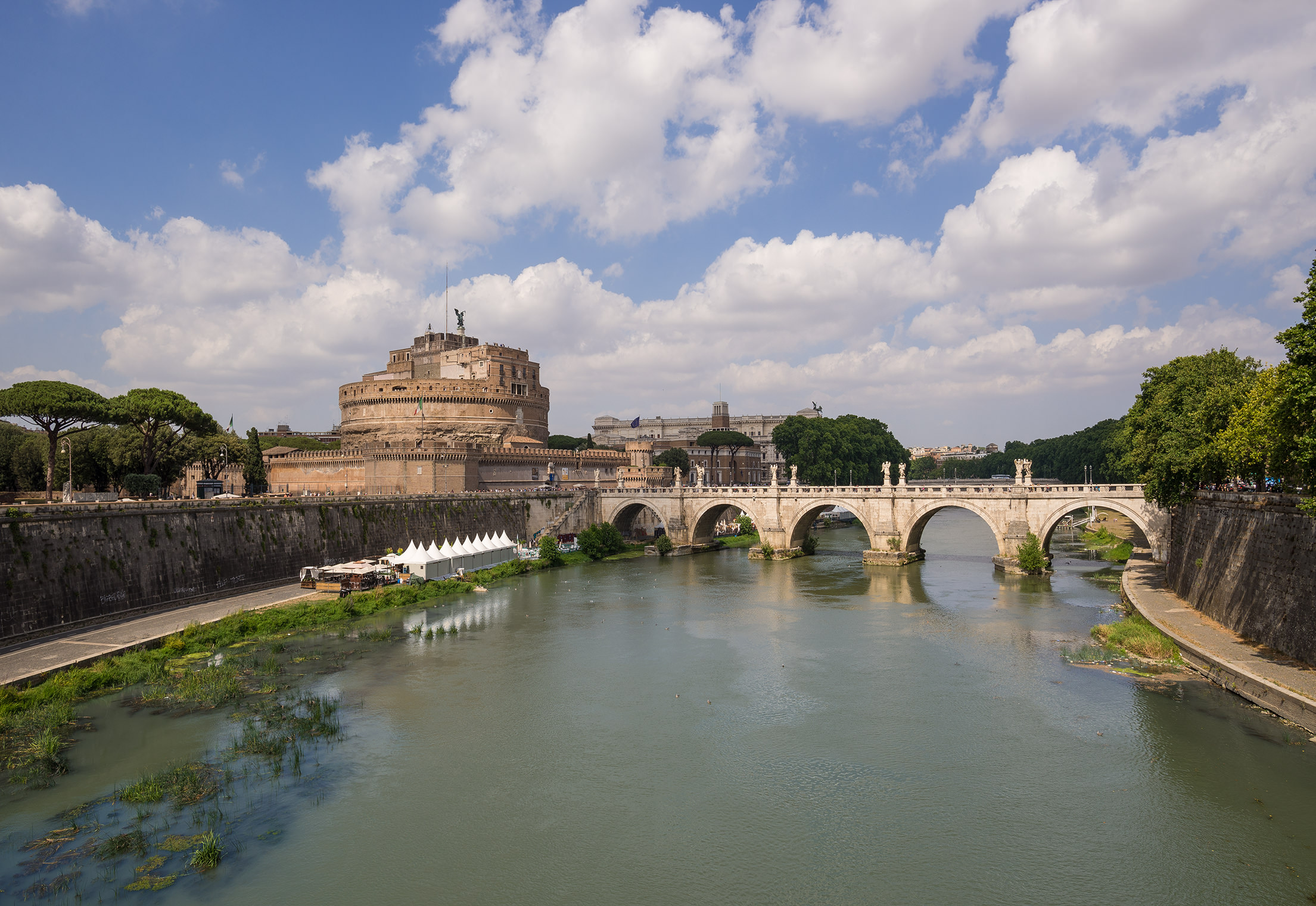 Мост и Замок Святого Ангела в Риме