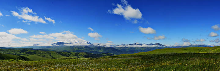 панорама с плато Бечасын