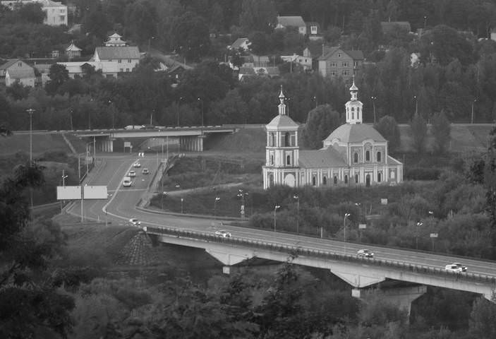 Вечерний город.
