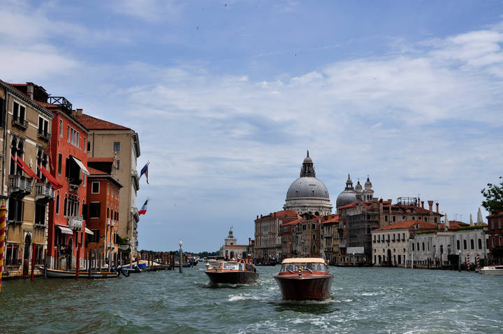 By the Grand Canal.