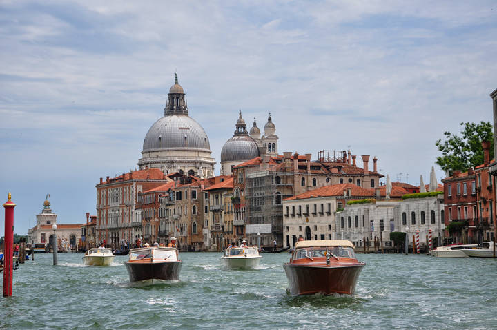 By the Grand Canal.