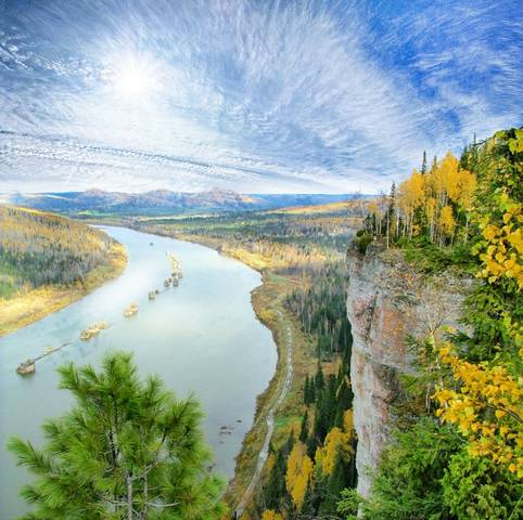 Плоское небо