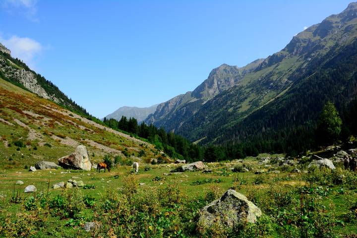 в ущелье Гандарай КЧР