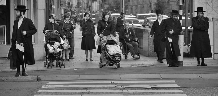 In the streets of Antwerp.