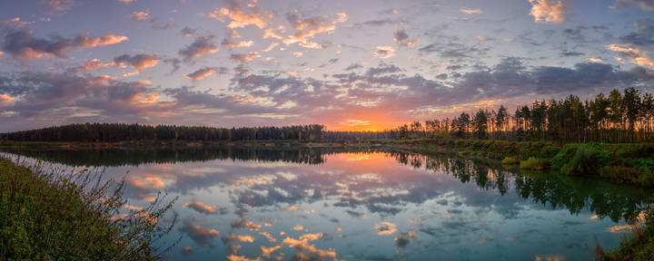 На заре