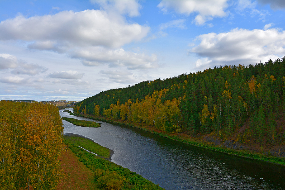 Осень на реке Исеть.