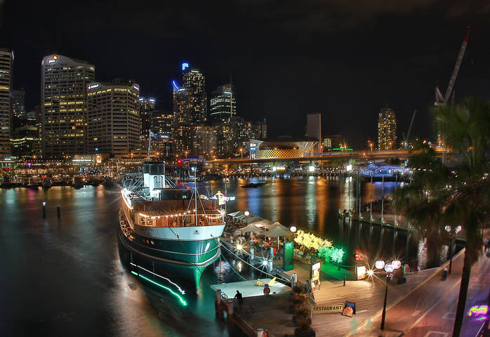 Ночной Сидней (Darling Harbour)
