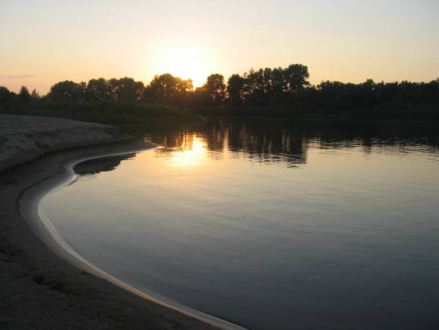 на берегу реки