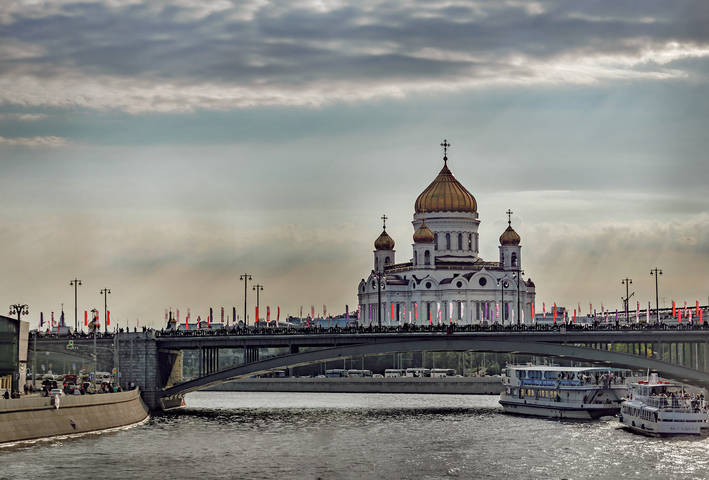 Прогулки по Москве. Храм Христа Спасителя.
