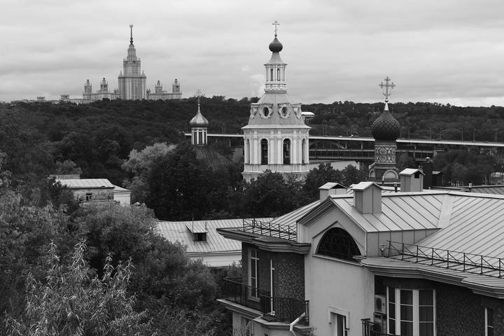Вид на Андреевский Монастырь
