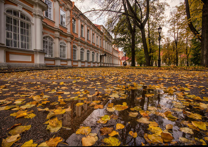 Осень в Лавре