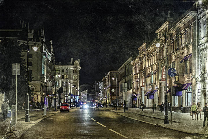 Москва вечерняя. Петровка.