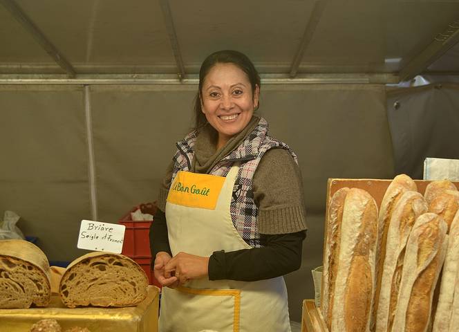 The friendly bakers wife.