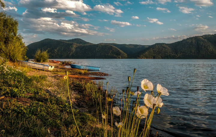 Лето на Ангарских хуторах.