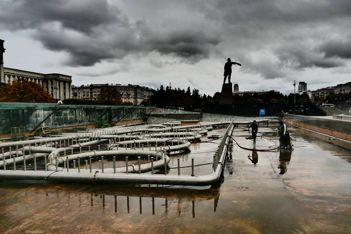 Фонтан на Московской  пл.