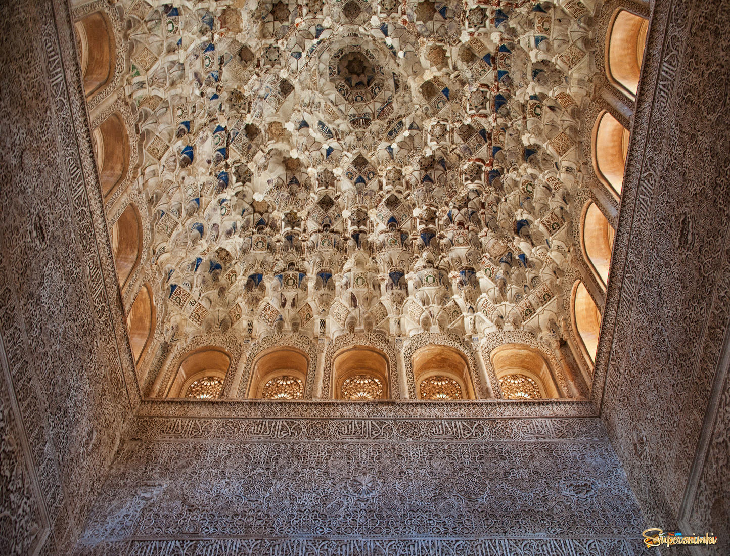Альгамбра. Фрагмент интерьера дворца Насридов