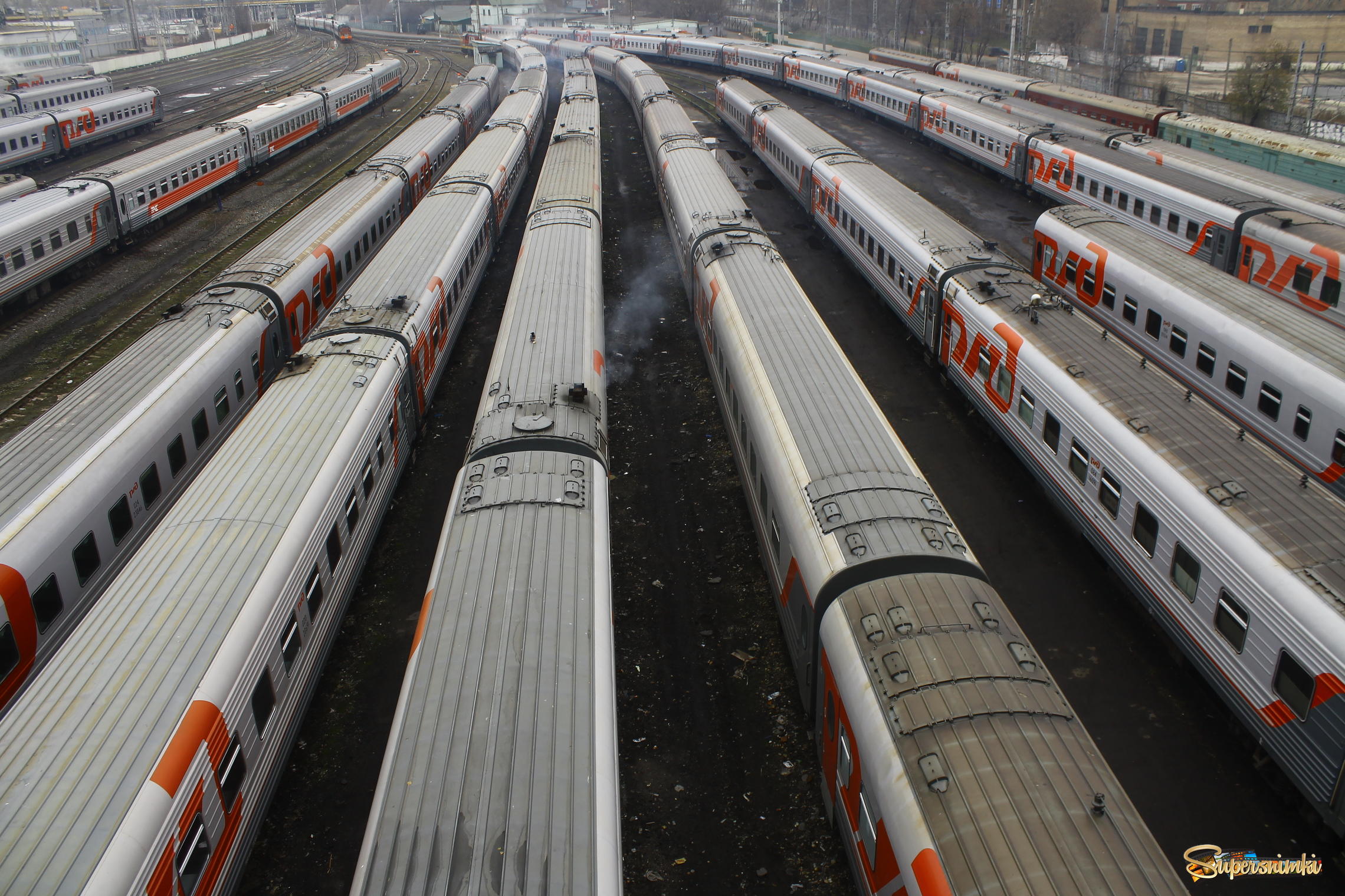Железнодорожный отстойник вагонов (Москва)