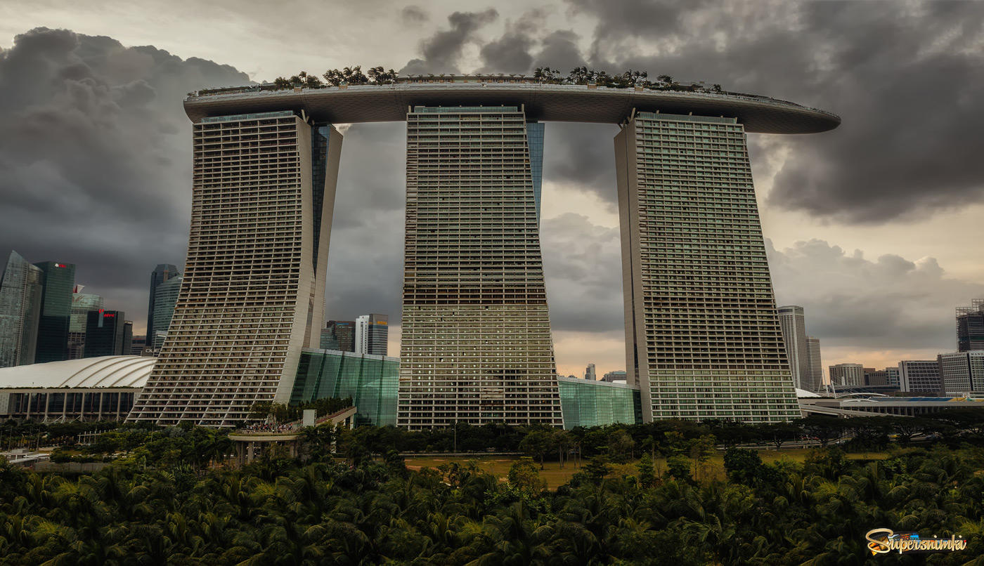 Вечерний Marina Bay Sands...Сингапур!