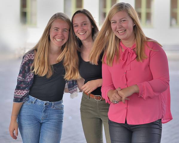 Happy girls.