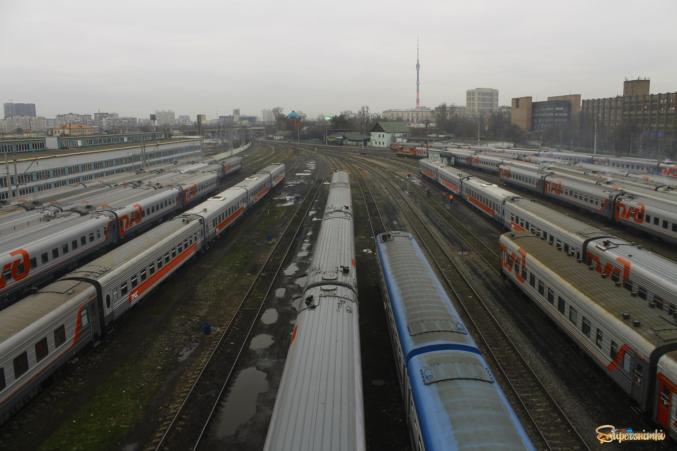Отстойник железнодорожных вагонов (Москва)