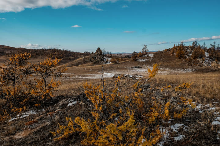 Холмы Тажеранской степи.