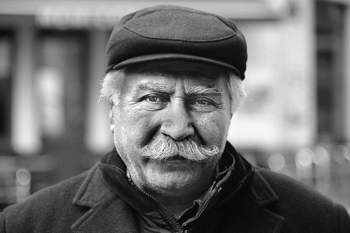 Old Turkish man.