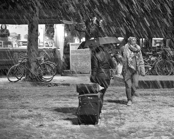 Winter in Belgium.