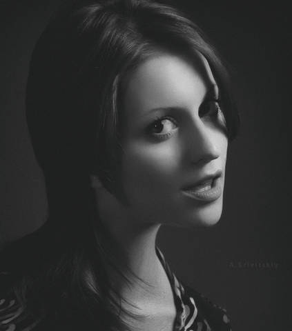Портрет гламурной эмоциональности. Portrait of a glamorous emotionality.