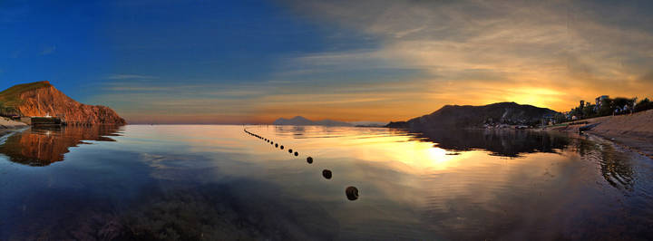 природа отдыхает перед сном