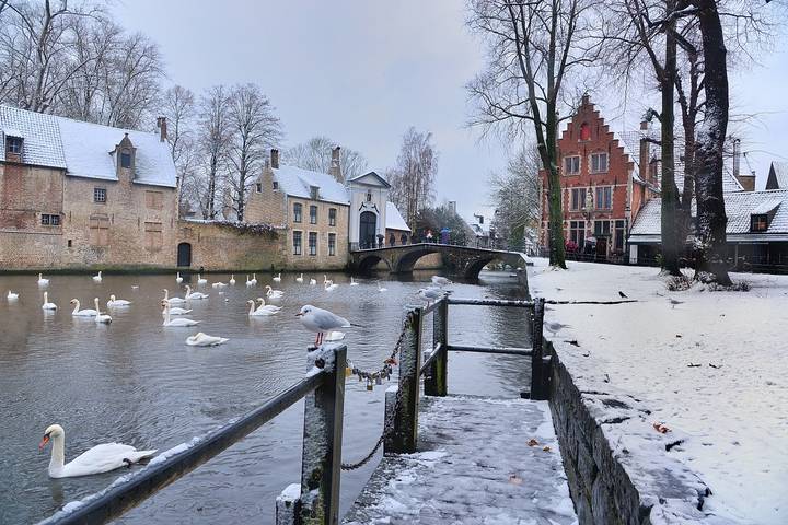 Winter in Bruges.