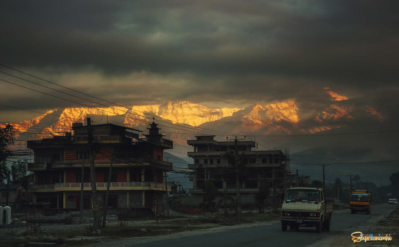 Рассветная Покхара... Непал.Гималаи.