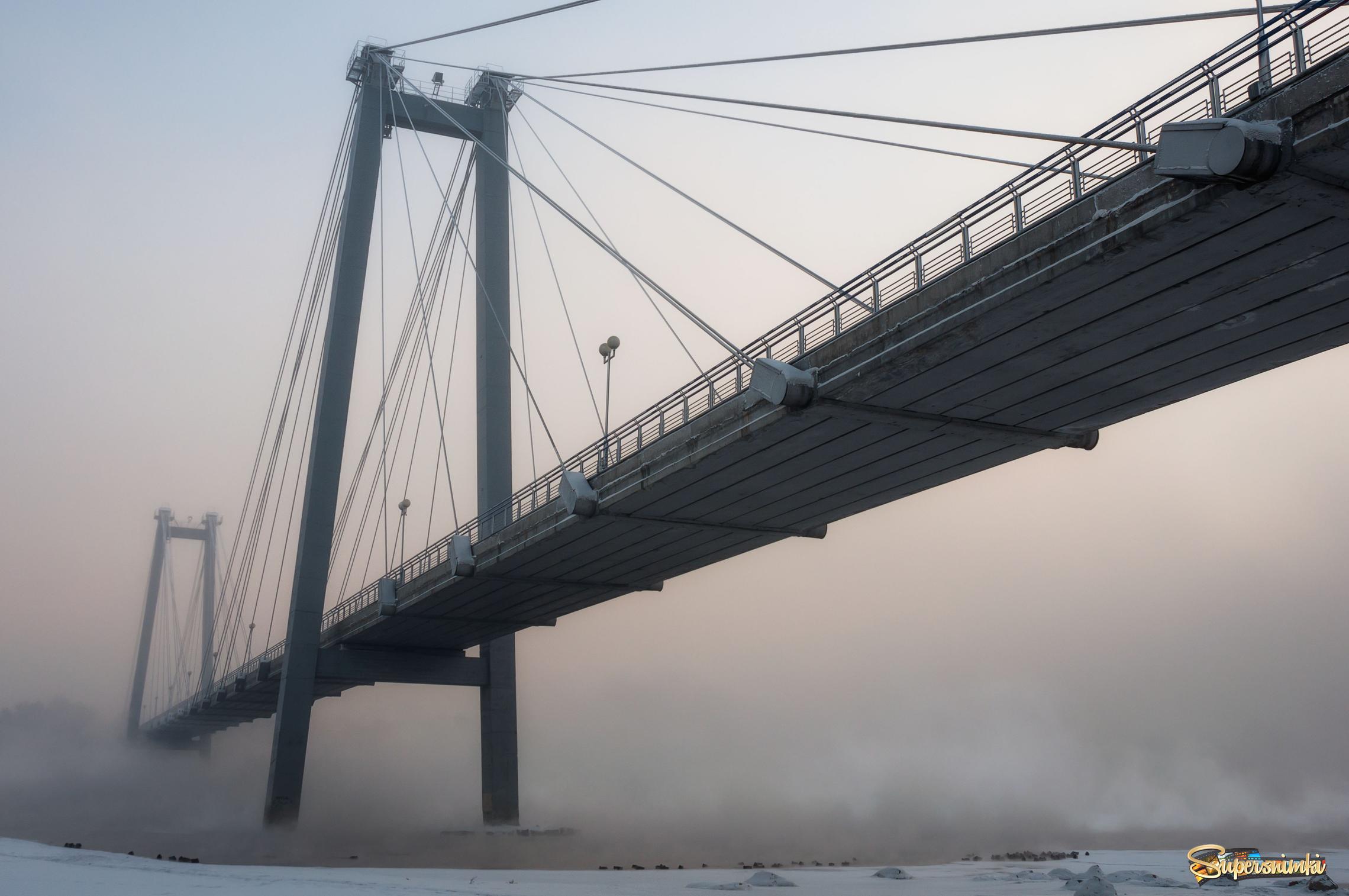 Вантовый мост Красноярска.