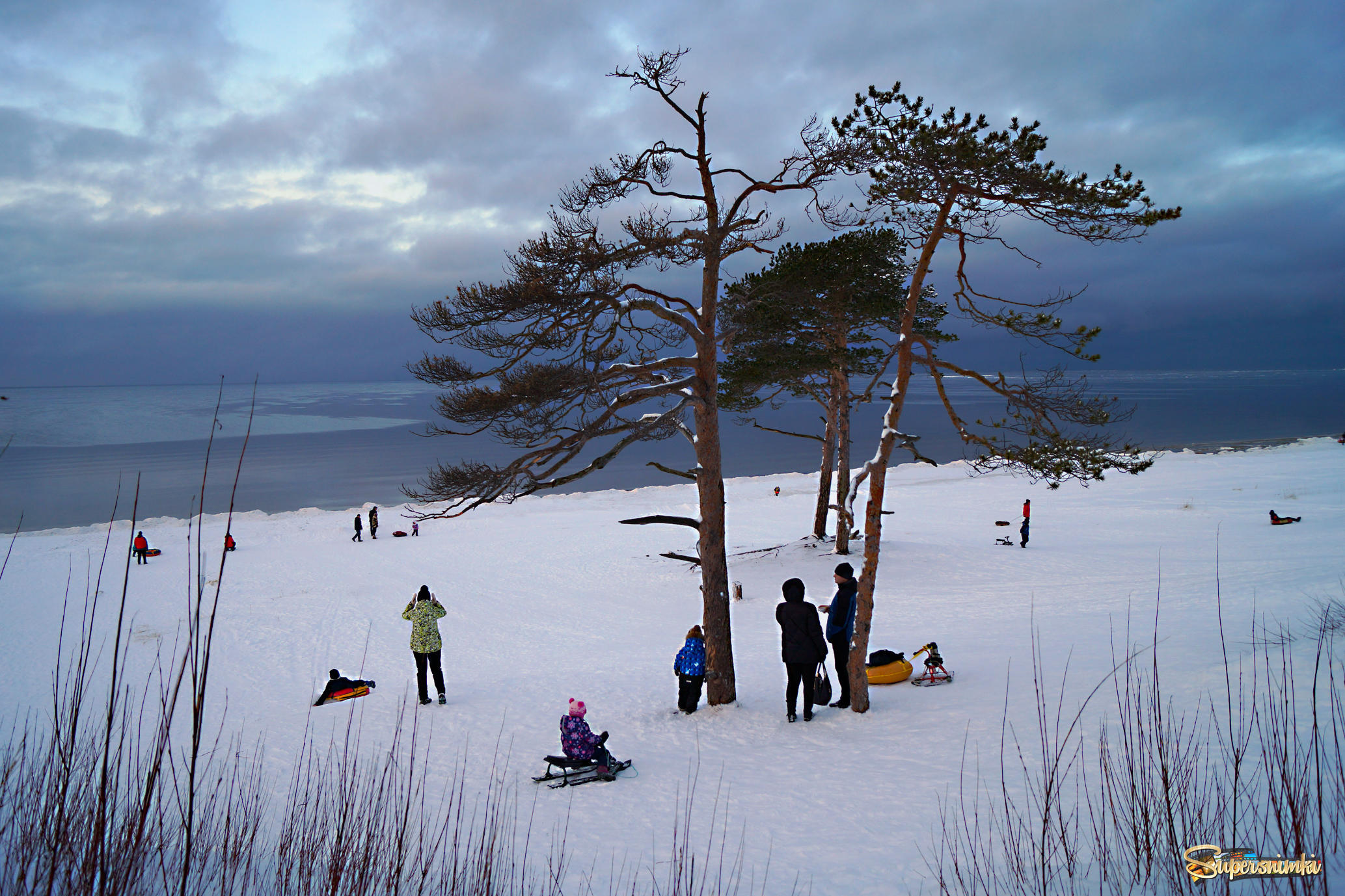 Белое море зимой Северодвинск