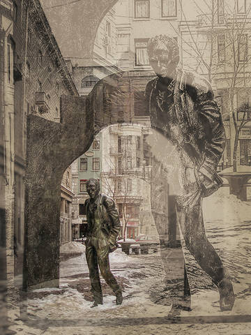 Прогулки по Москве. Арбат, Окуджава.