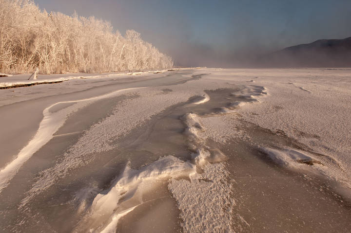 Мороз,вода и ветер...