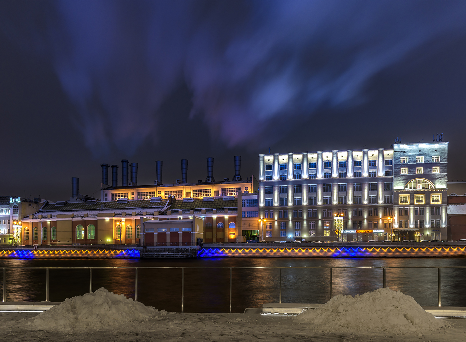 Москва вечерняя (ГЭС-1)