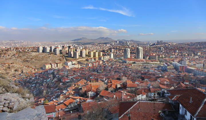  Анкара, вид с крепости