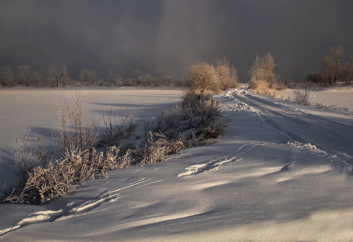 В декабрьский полдень у реки...