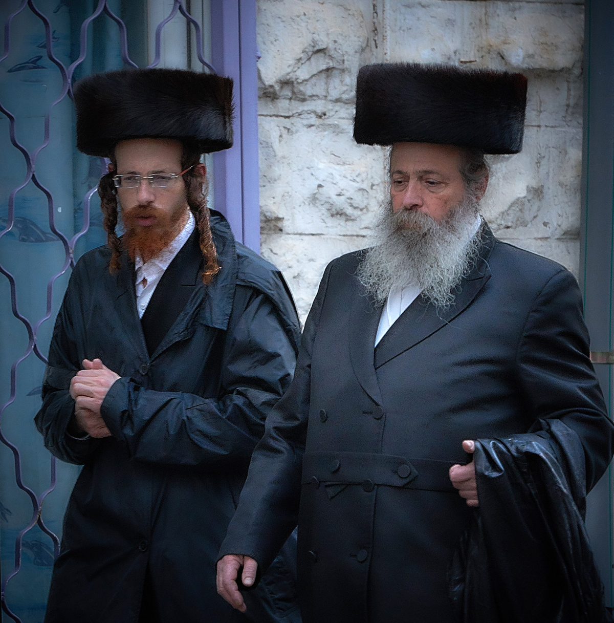 Мимолётные наблюдения в религиозном еврейском квартале...