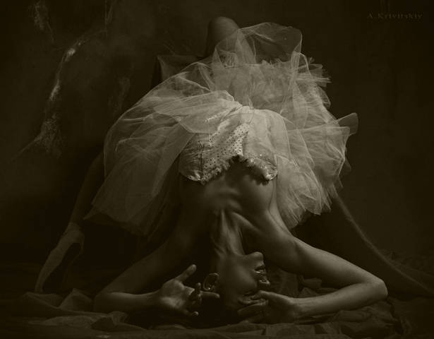 Пачка в балете. A pack in the ballet. 